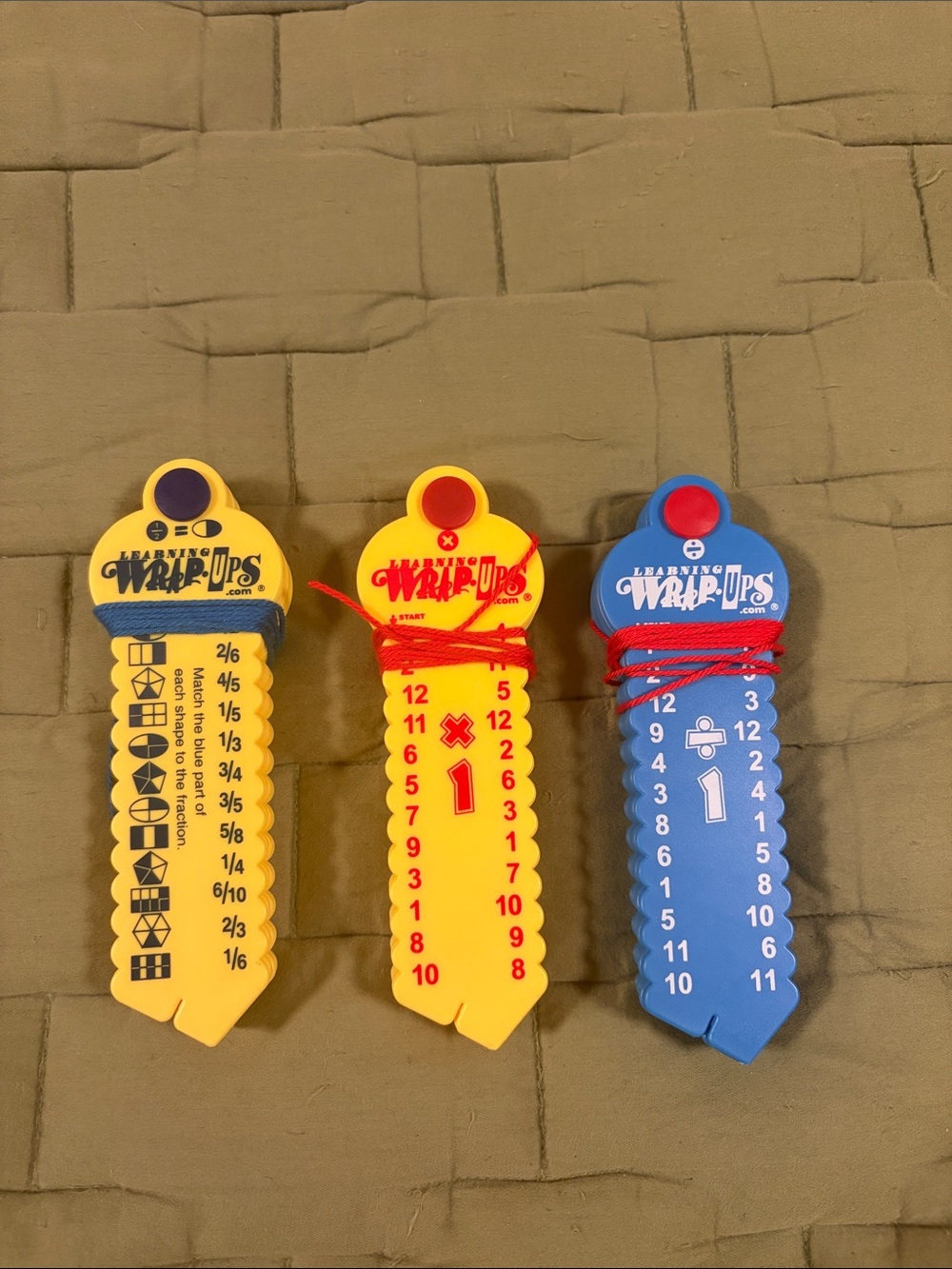Wrap Ups, set of 3